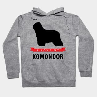 I Love My Komondor Hoodie